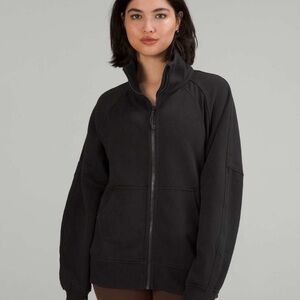 lululemon athletica full zip funnel neck sweatshirt